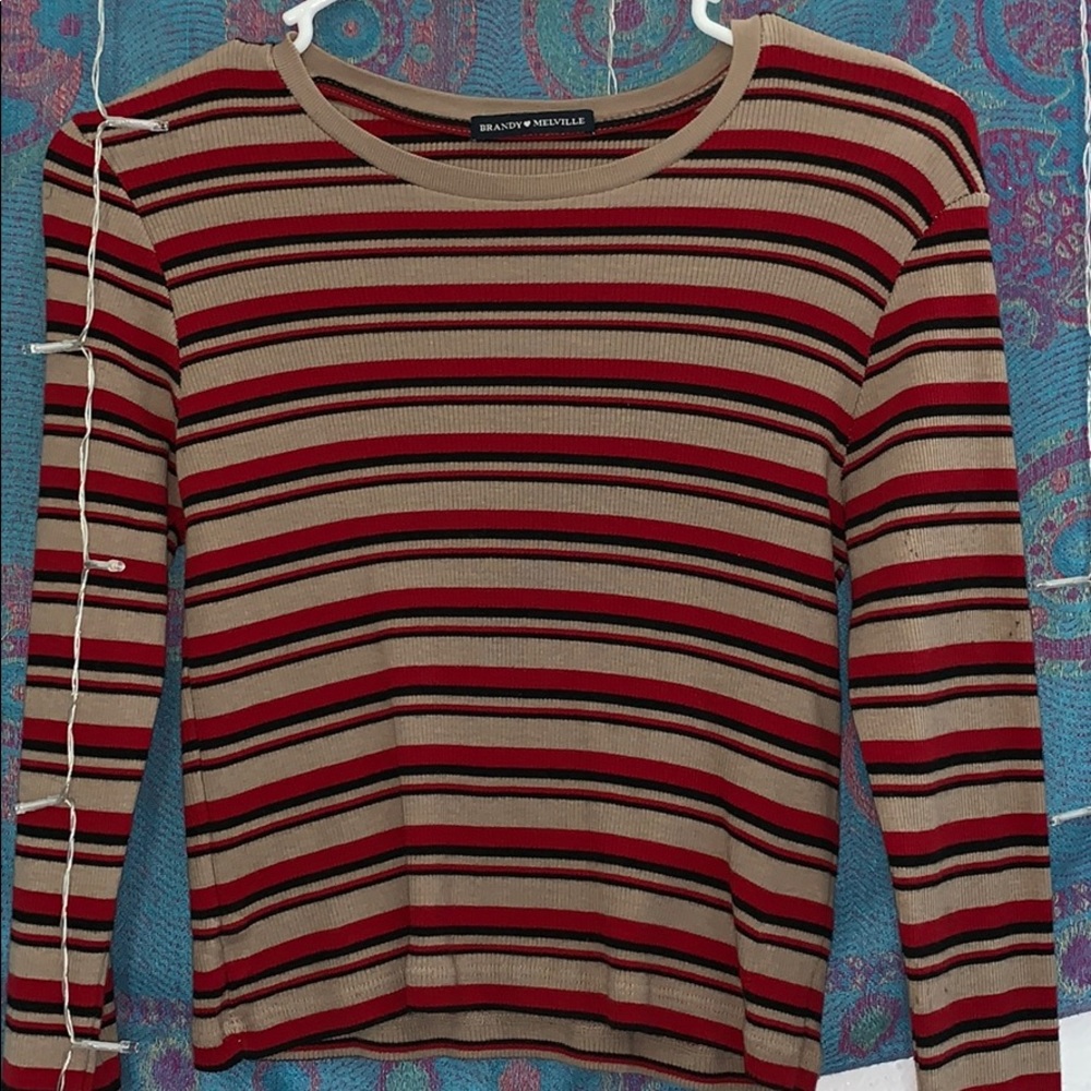Brandy cropped long sleeve